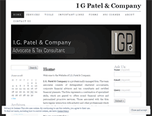 Tablet Screenshot of igpatelco.com